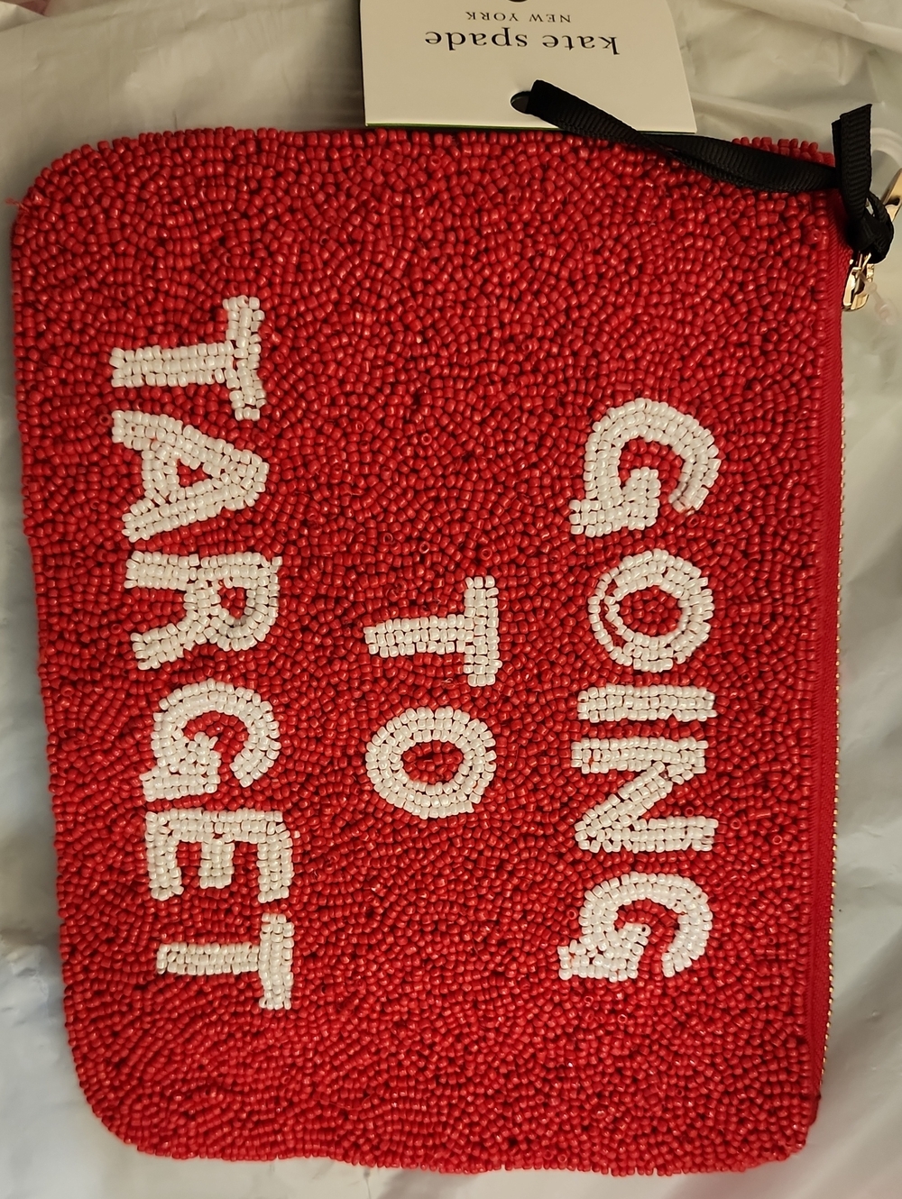 Kate Spade "Going to Target" Beaded Clutch NWT Limited Edition - Picture 3 of 7